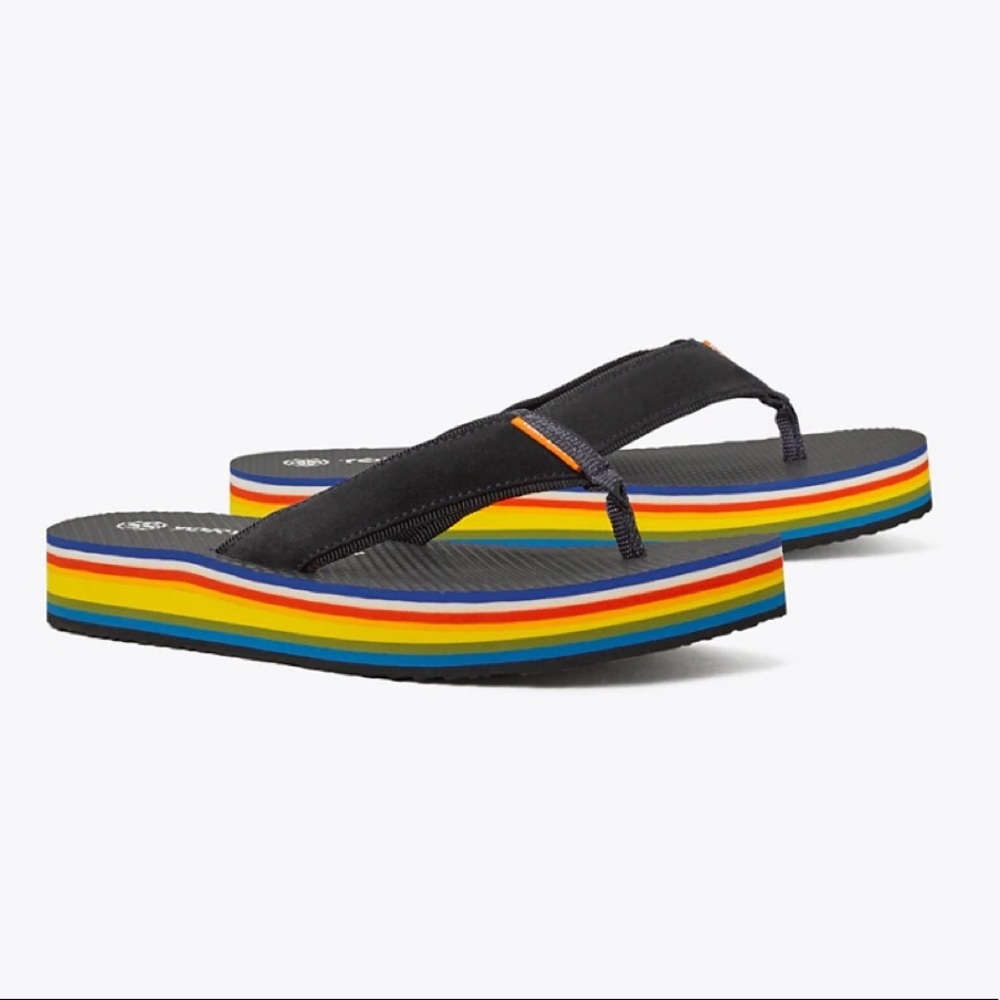 Tory Burch 70s Style Platform Flip Flop